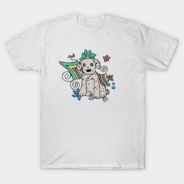 Dalmatian Puppy T-Shirt by Knightowlet15